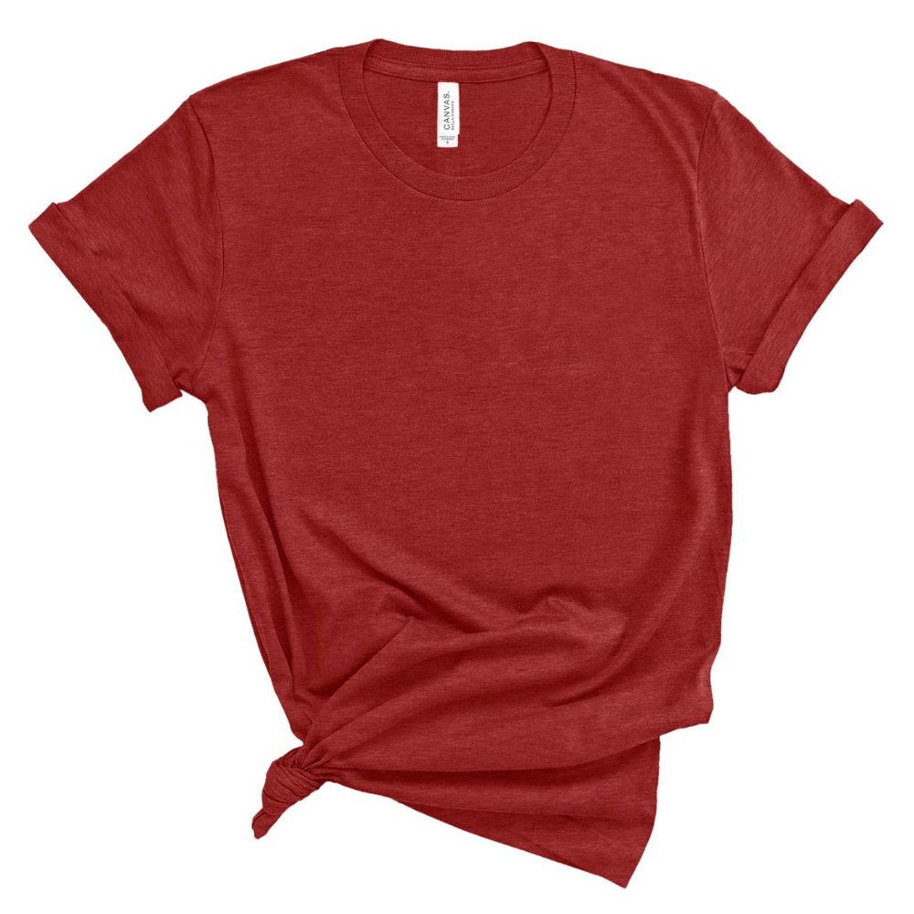 Bella+Canvas Canvas Red Unisex Shirt